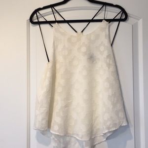 White dress tank top